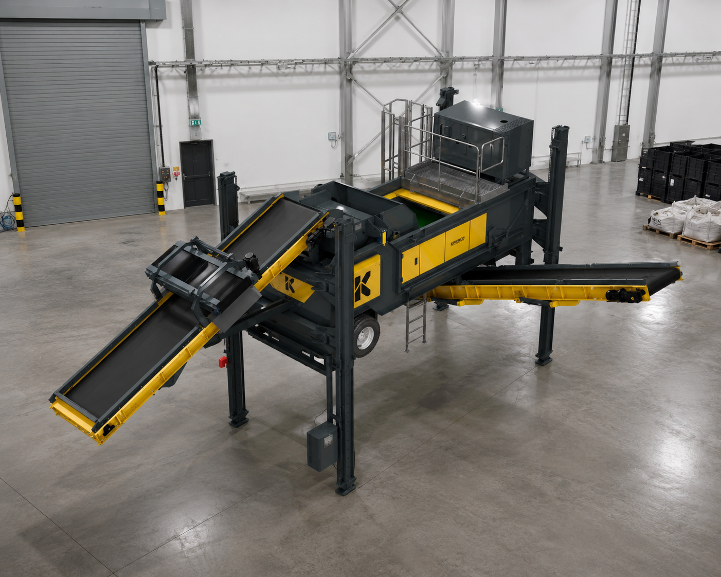 Mobile Eddy Current Separator